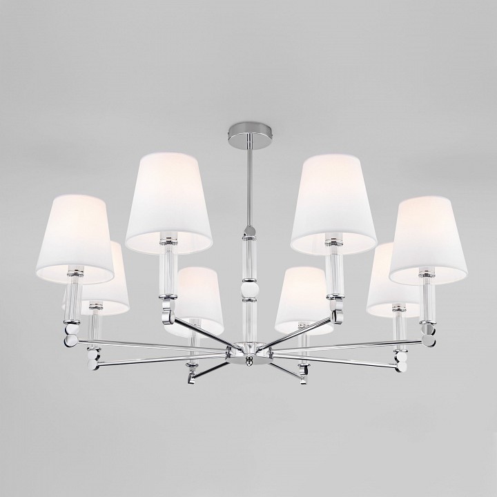 Люстра на штанге eurosvet conso 60145/8 хром