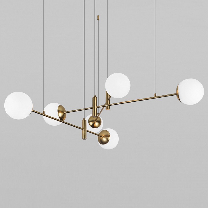 Подвесная люстра eurosvet planet 70146/6 латунь