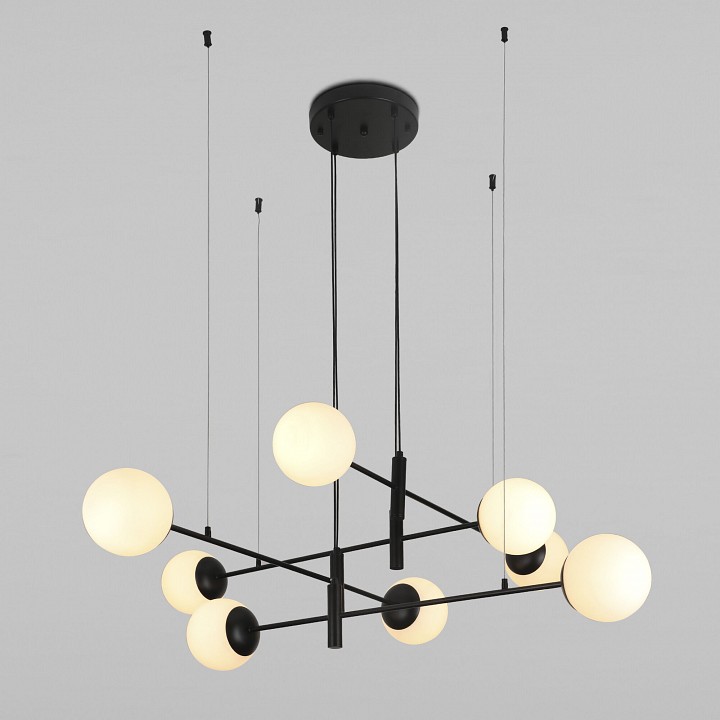 Подвесная люстра eurosvet planet 70146/8 черный