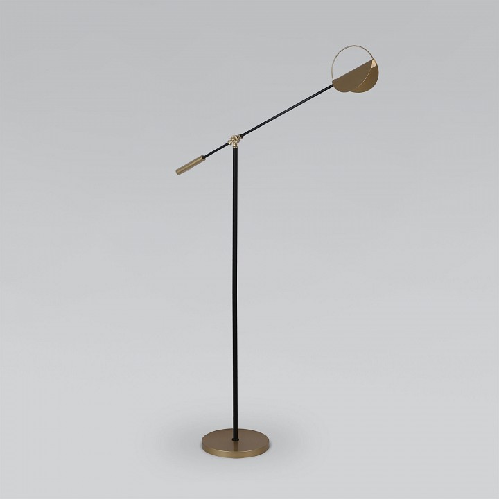 Торшер eurosvet grazia 01143/1 черный/золото