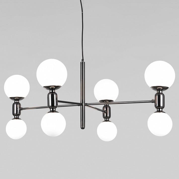 Подвесная люстра eurosvet bubble 30182/8 черный жемчуг