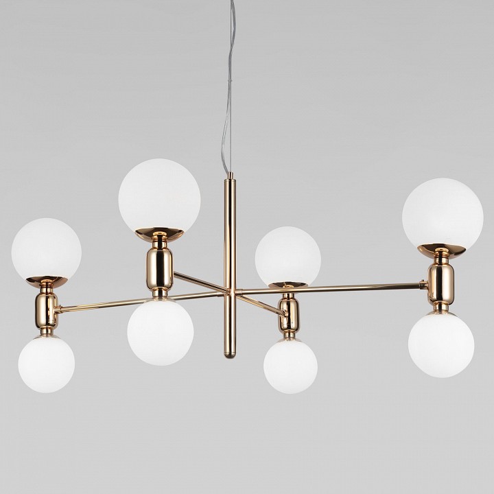 Подвесная люстра eurosvet bubble 30182/8 золото