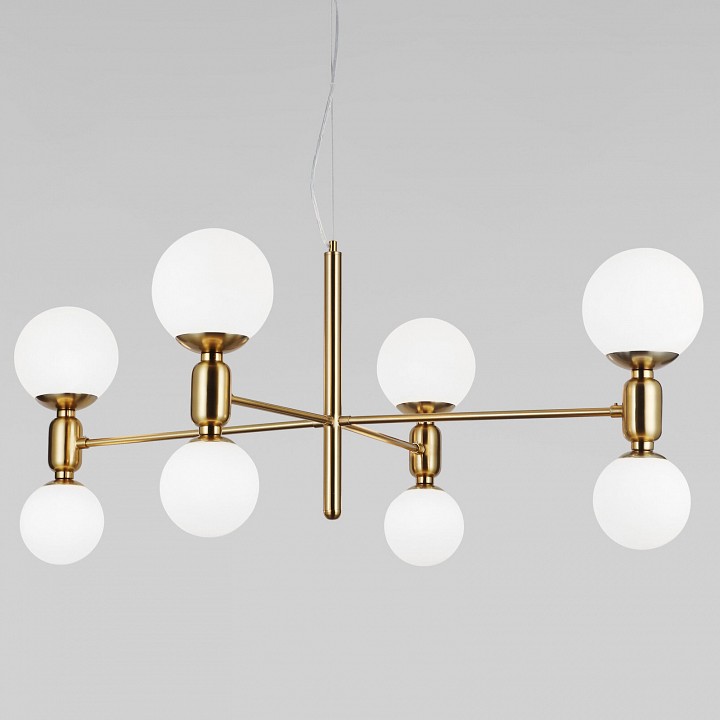 Подвесная люстра eurosvet bubble 30182/8 латунь