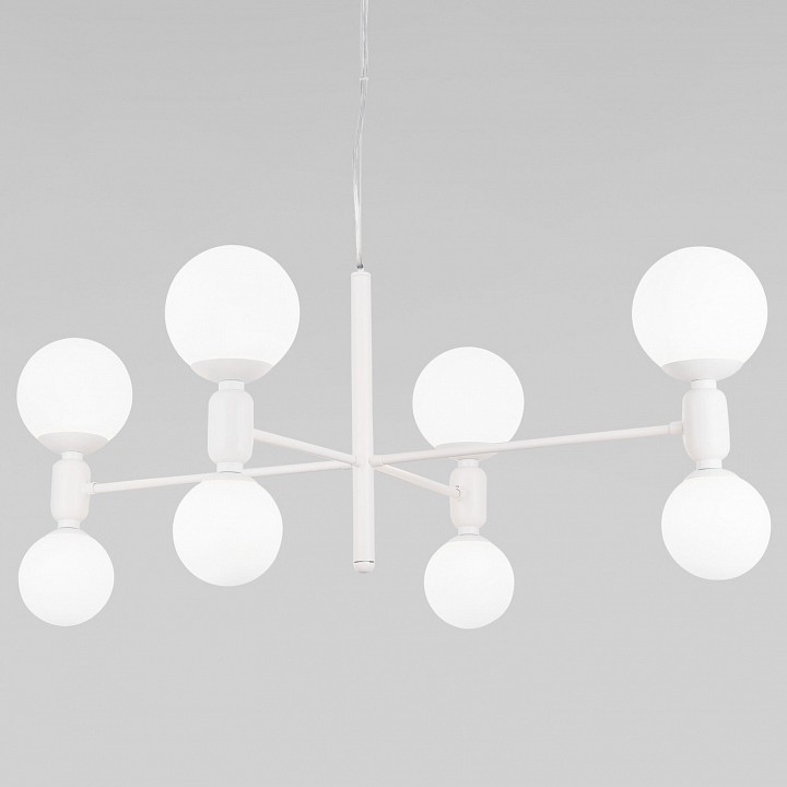 Подвесная люстра eurosvet bubble 30182/8 белый