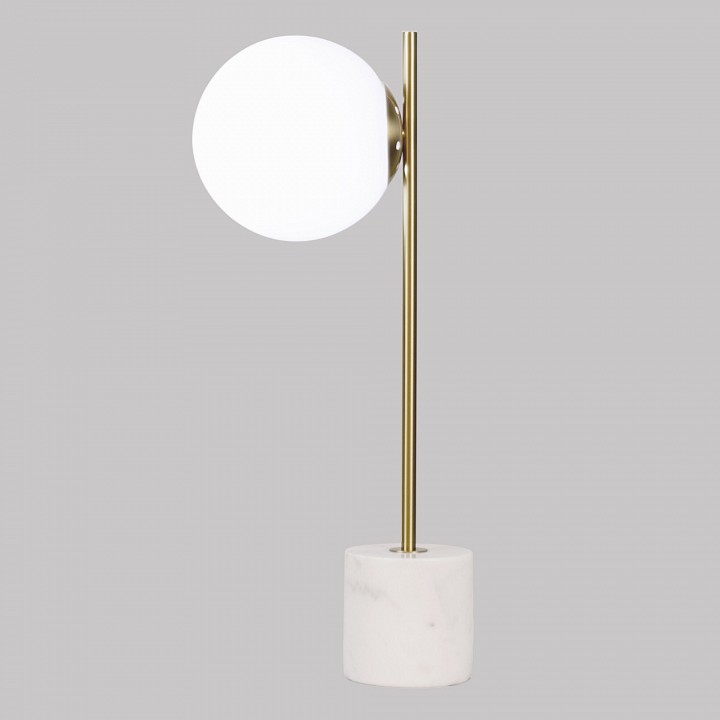 Настольная лампа декоративная eurosvet marbella 01157/1 латунь