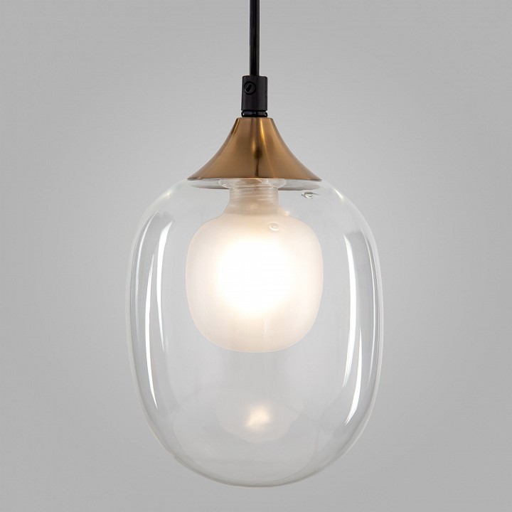 Подвесной светильник eurosvet spritz 70216/1 латунь