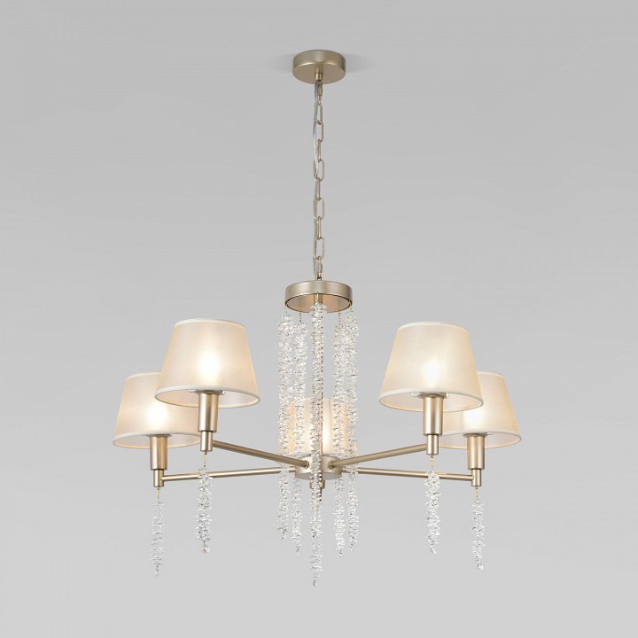 Подвесная люстра eurosvet charuel 60148/5 матовое золото