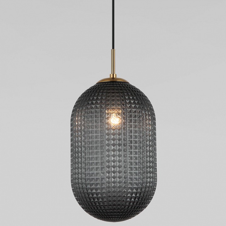 Подвесной светильник eurosvet gem 50261/1 темно-серый