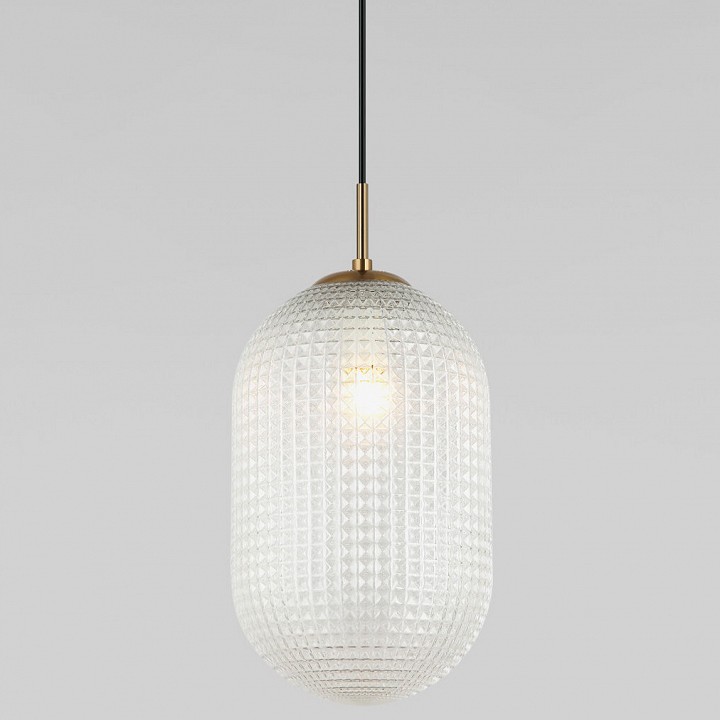 Подвесной светильник eurosvet gem 50261/1 прозрачный