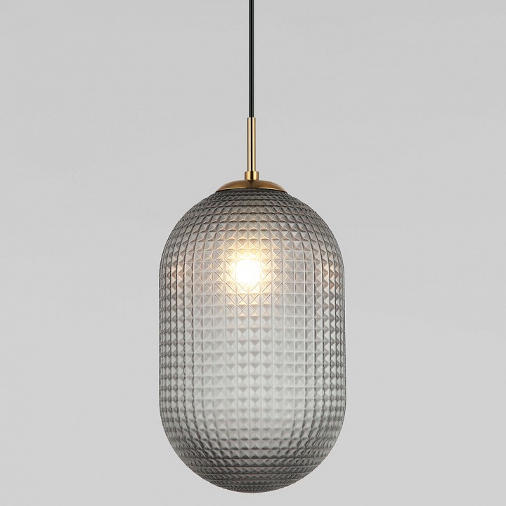 Подвесной светильник eurosvet gem 50261/1 серый