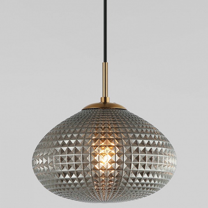 Подвесной светильник eurosvet gem 50263/1 темно-серый