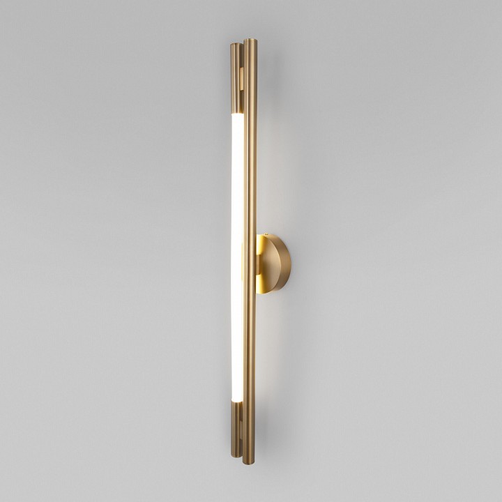 Накладной светильник eurosvet talus 50265 led латунь