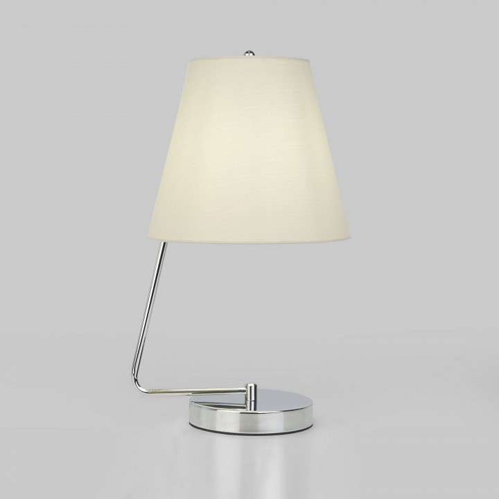 Настольная лампа декоративная eurosvet amaretto 01165/1 хром