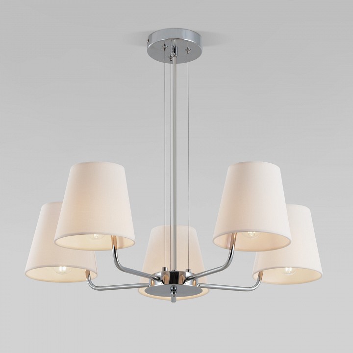 Подвесная люстра eurosvet amaretto 60155/5 хром