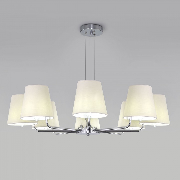 Подвесная люстра eurosvet amaretto 60155/8 хром