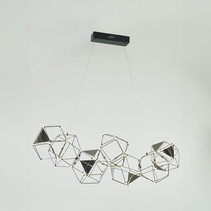 Подвесная люстра eurosvet uma 90368/7 черный жемчуг