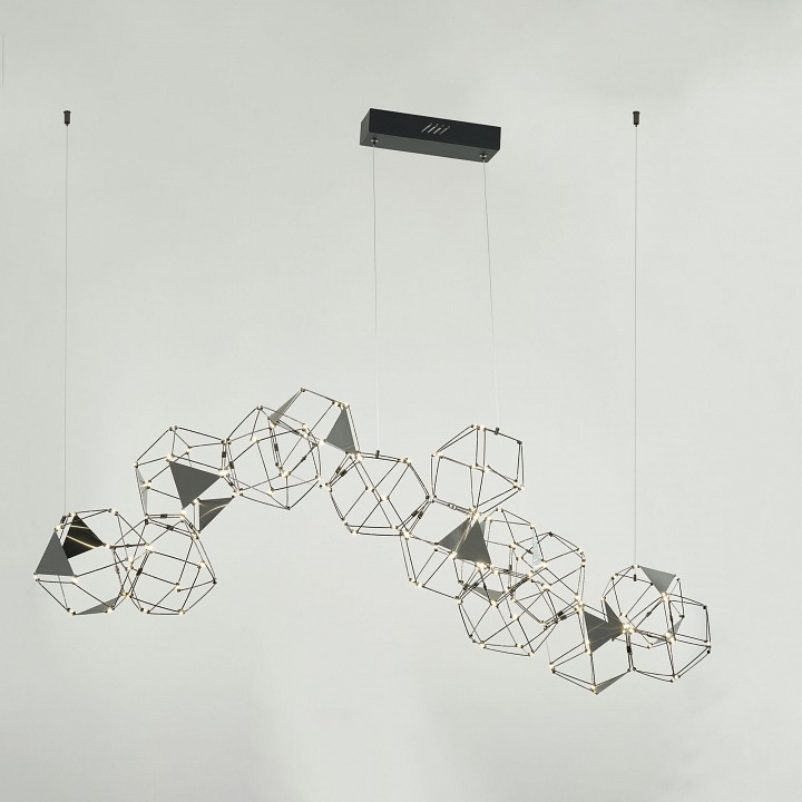 Подвесная люстра eurosvet uma 90368/14 черный жемчуг