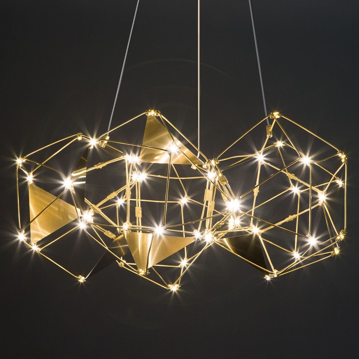 Подвесная люстра eurosvet uma 90369/5 медь