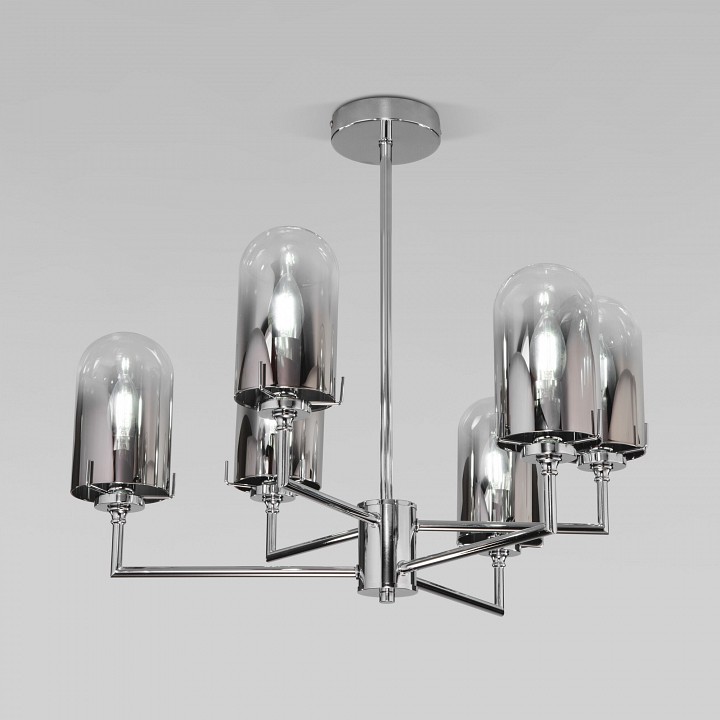 Люстра на штанге eurosvet pluto 60156/6 хром