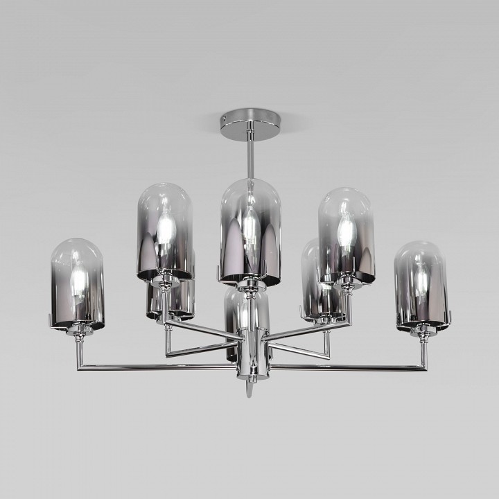 Люстра на штанге eurosvet pluto 60156/8 хром