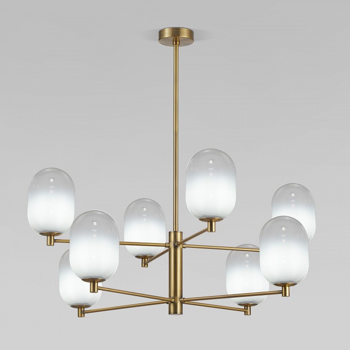 Люстра на штанге eurosvet loona 60161/8 латунь