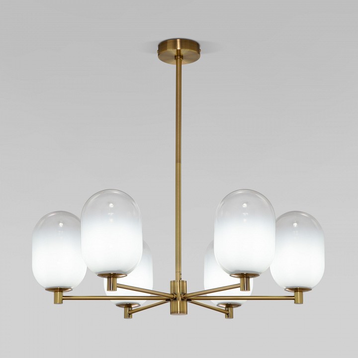 Люстра на штанге eurosvet loona 60161/6 латунь