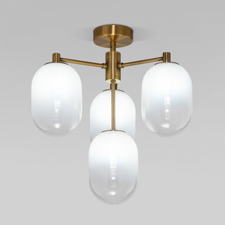 Люстра на штанге eurosvet loona 60161/4 латунь