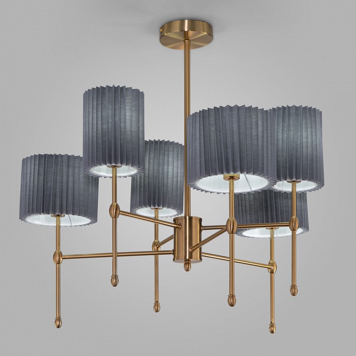 Люстра на штанге eurosvet notturno 60162/6 латунь