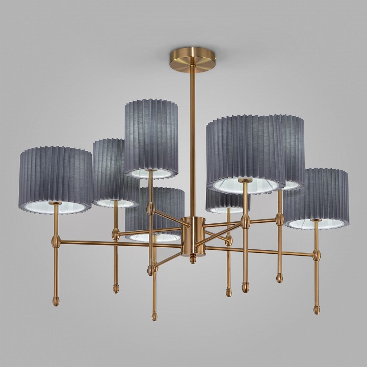 Люстра на штанге eurosvet notturno 60162/8 латунь