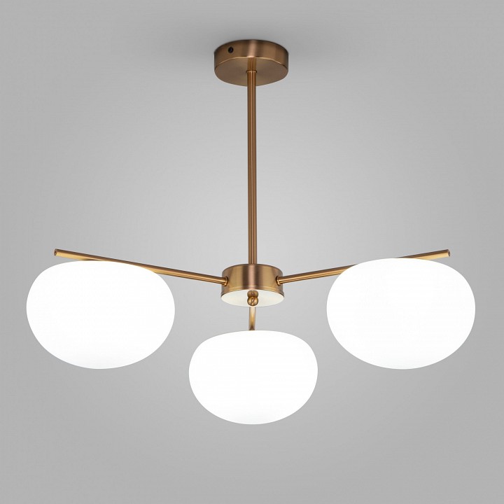 Люстра на штанге eurosvet like 30190/3 латунь