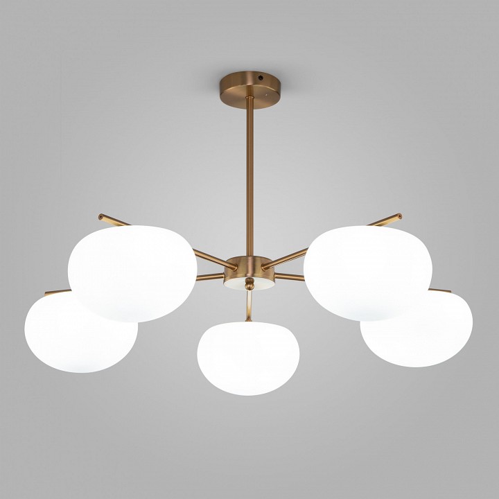 Люстра на штанге eurosvet like 30190/5 латунь