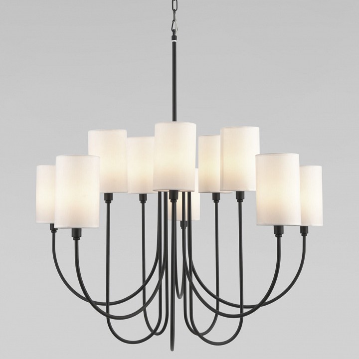 Подвесная люстра eurosvet abbey 60164/10 черный