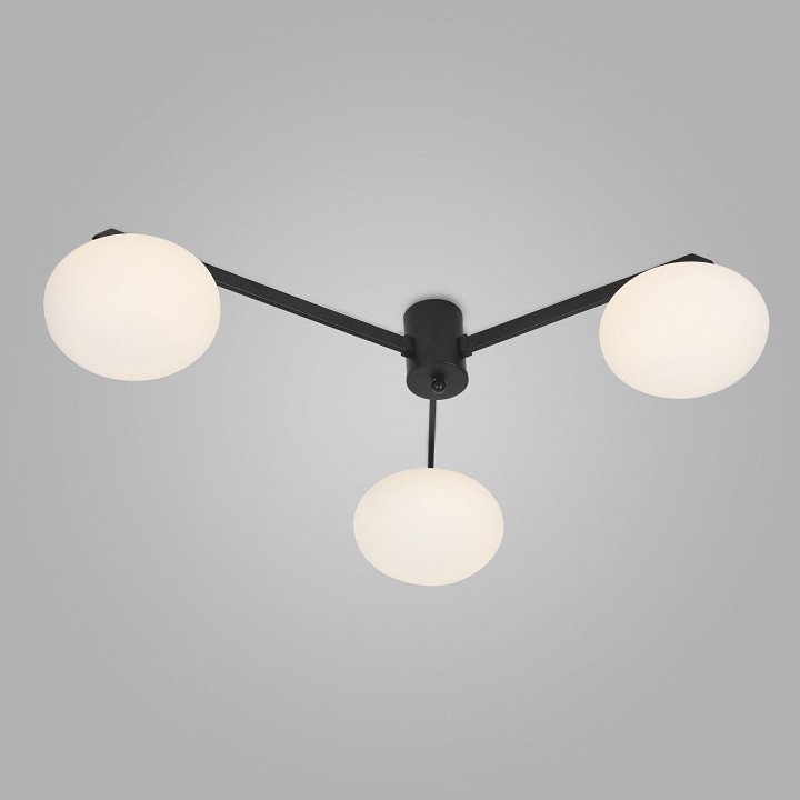 Потолочная люстра eurosvet opaline 70220/3 черный