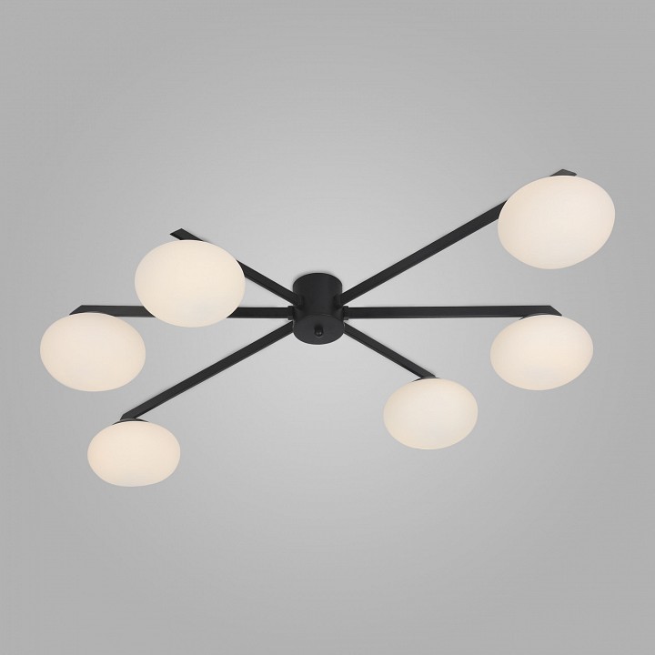 Потолочная люстра eurosvet opaline 70220/6 черный