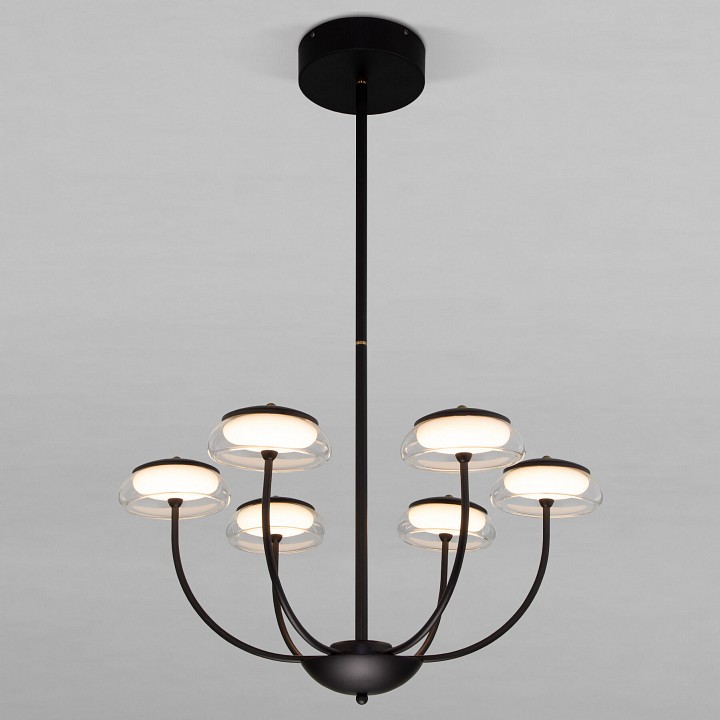 Люстра на штанге eurosvet fungo 50388 led черный