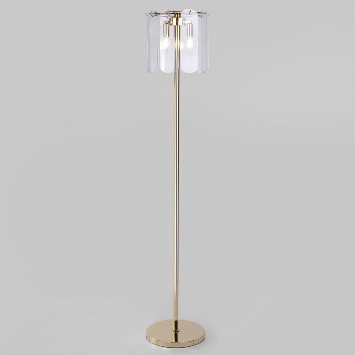 Торшер eurosvet claire 01171/3 золото