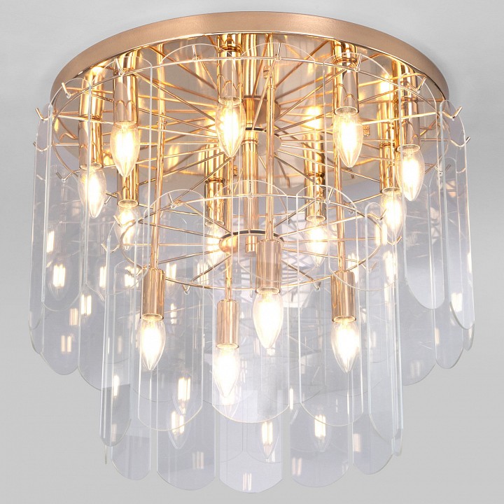 Потолочная люстра eurosvet claire 60170 золото