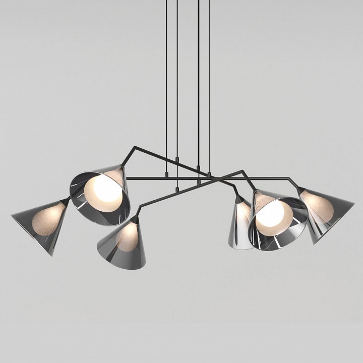 Подвесная люстра eurosvet enigma 70161/6 черный