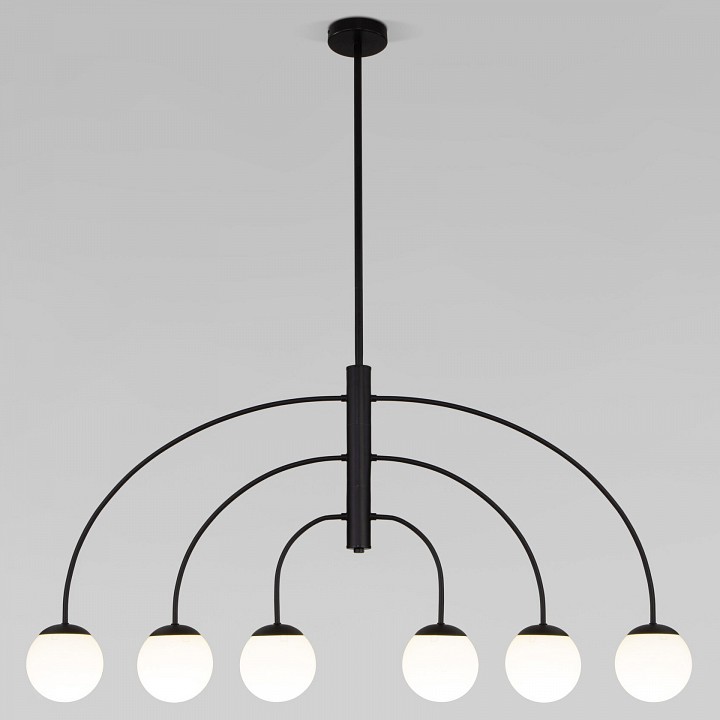 Люстра на штанге eurosvet cenacolo 30179/6 черный