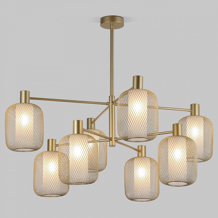 Люстра на штанге eurosvet voile 30192/8 золото