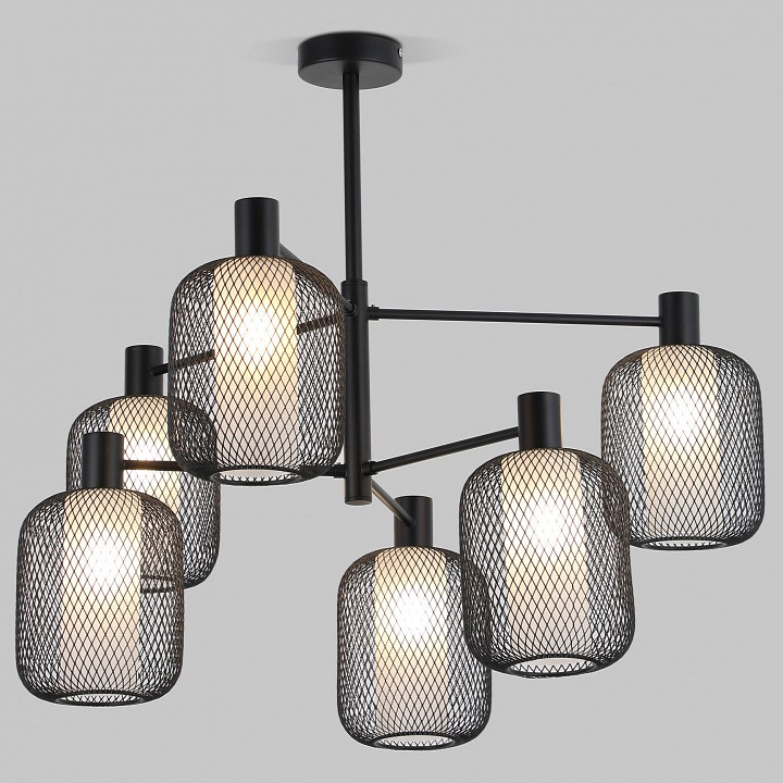 Люстра на штанге eurosvet voile 30191/6 черный