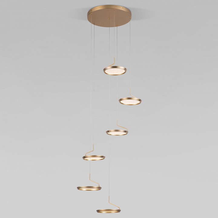 Подвесной светильник eurosvet crespella 90034/6 золото