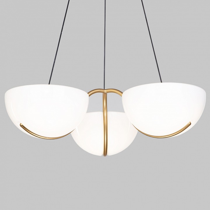 Подвесная люстра eurosvet emisfero 50083/3 led золото