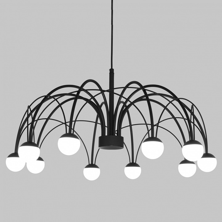 Подвесная люстра eurosvet ragno 90034/10 led черный