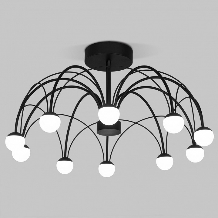 Люстра на штанге eurosvet ragno 90035/10 led черный