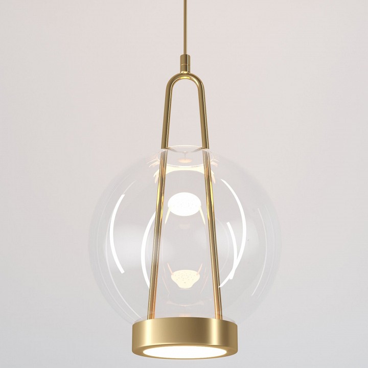 Подвесной светильник eurosvet frasco 50267/1 led латунь