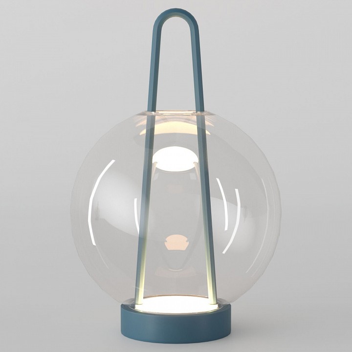 Настольная лампа декоративная eurosvet frasco 80507/1 синий