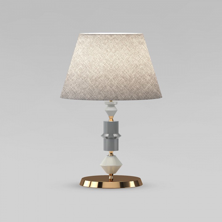 Настольная лампа декоративная eurosvet olaria 108012 латунь