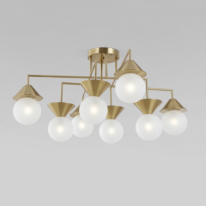 Люстра на штанге eurosvet  302002/8 латунь smart