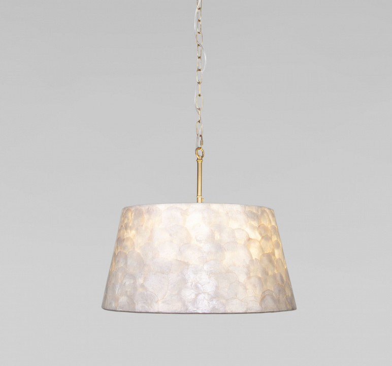 Подвесная люстра eurosvet  101013/5 латунь/перламутр smart